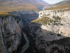 falaise impressionnante